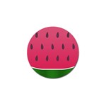 Watermelon Fruit Summer Red Fresh Golf Ball Marker (4 pack) Front