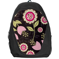 Flowers Wallpaper Floral Decoration Backpack Bag by Nexatart