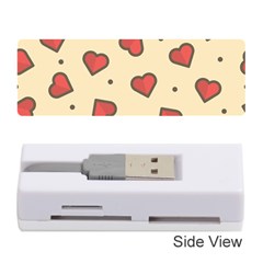 Design Love Heart Seamless Pattern Memory Card Reader (stick)  by Nexatart