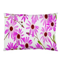 Pink Purple Daisies Design Flowers Pillow Case