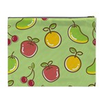 Seamless Pattern Healthy Fruit Cosmetic Bag (XL) Back