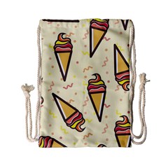 Pattern Sweet Seamless Background Drawstring Bag (small)