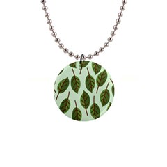 Design Pattern Background Green Button Necklaces by Nexatart