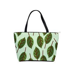 Design Pattern Background Green Shoulder Handbags by Nexatart