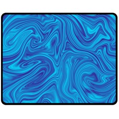 Abstract Pattern Art Desktop Shape Double Sided Fleece Blanket (medium)  by Nexatart