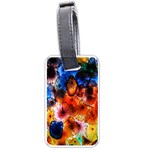 Ornament Color Vivid Pattern Art Luggage Tags (One Side)  Front
