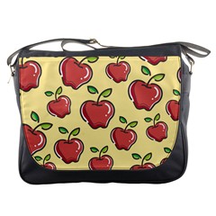 Seamless Pattern Healthy Fruit Messenger Bags