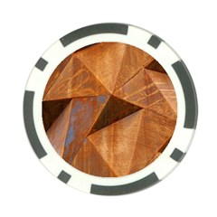 Steel Corten Steel Brown Steel Poker Chip Card Guard (10 Pack)