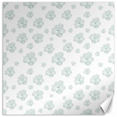 Pastel Floral Motif Pattern Canvas 16  X 16   by dflcprints