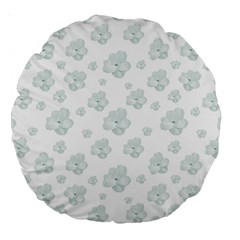 Pastel Floral Motif Pattern Large 18  Premium Round Cushions by dflcprints