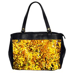 Birch Tree Yellow Leaves Office Handbags (2 Sides)  by FunnyCow