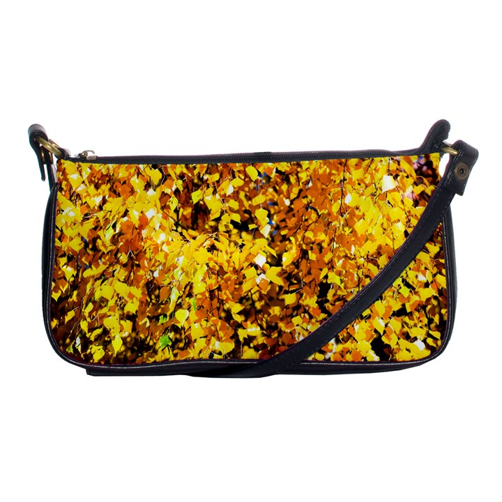 Birch Tree Yellow Leaves Shoulder Clutch Bags