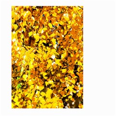 Birch Tree Yellow Leaves Large Garden Flag (two Sides) by FunnyCow