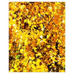 Birch Tree Yellow Leaves Drawstring Bag (small) by FunnyCow