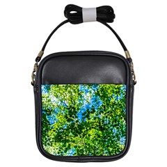 Forest   Strain Towards The Light Girls Sling Bags by FunnyCow