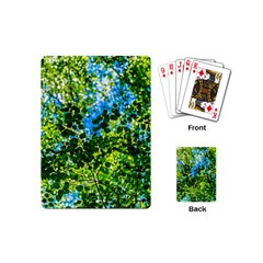 Forest   Strain Towards The Light Playing Cards (mini)  by FunnyCow