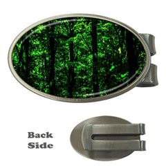 Emerald Forest Money Clips (oval)  by FunnyCow