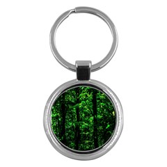 Emerald Forest Key Chains (round)  by FunnyCow