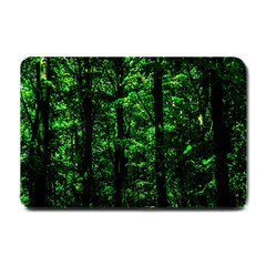 Emerald Forest Small Doormat  by FunnyCow