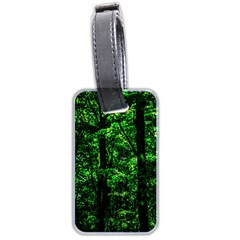 Emerald Forest Luggage Tags (two Sides) by FunnyCow