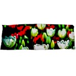 White And Red Sunlit Tulips Body Pillow Case (Dakimakura) Body Pillow Case