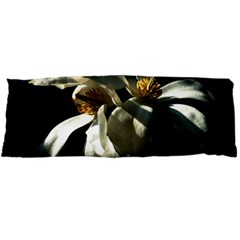 Two White Magnolia Flowers Body Pillow Case Dakimakura (two Sides) by FunnyCow