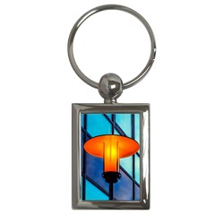 Orange Light Key Chains (rectangle)  by FunnyCow