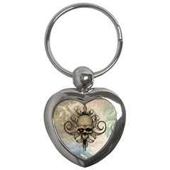 Awesome Creepy Skull With  Wings Key Chains (heart)  by FantasyWorld7