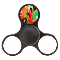 Catch The Waves Smoky Red Orange Haze  Finger Spinner by flipstylezfashionsLLC