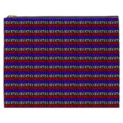 French Revolution Typographic Pattern Design 2 Cosmetic Bag (xxxl) by dflcprints