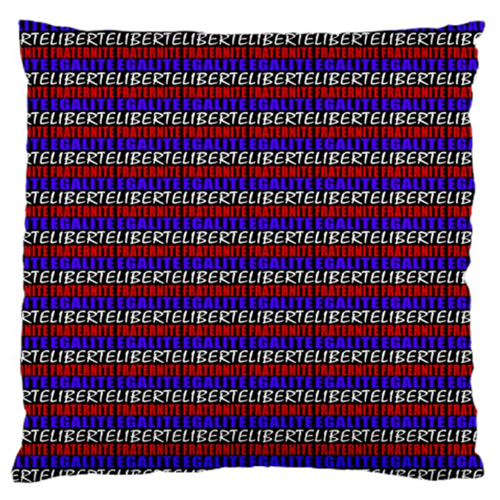 French Revolution Typographic Pattern Design 2 Standard Flano Cushion Case (Two Sides)