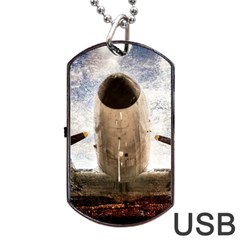 Legend Of The Sky Dog Tag Usb Flash (one Side) by FunnyCow