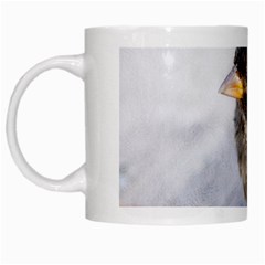 Funny Wet Sparrow Bird White Mugs by FunnyCow
