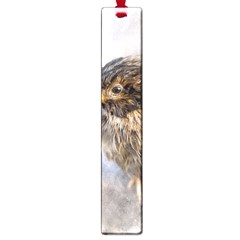 Funny Wet Sparrow Bird Large Book Marks by FunnyCow