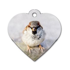 Do Not Mess With Sparrows Dog Tag Heart (two Sides) by FunnyCow