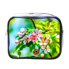 Crab Apple Flowers Mini Toiletries Bags by FunnyCow