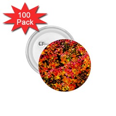 Orange, Yellow Cotoneaster Leaves In Autumn 1 75  Buttons (100 Pack)  by FunnyCow