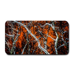 Red Night Of Winter Medium Bar Mats by FunnyCow