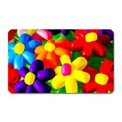 Toy Balloon Flowers Magnet (rectangular) by FunnyCow