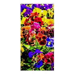 Viola Tricolor Flowers Shower Curtain 36  X 72  (stall)  by FunnyCow