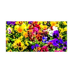 Viola Tricolor Flowers Yoga Headband by FunnyCow