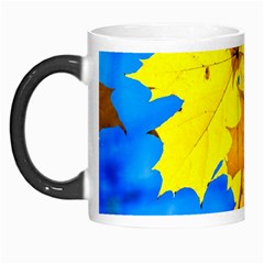 Yellow Maple Leaves Morph Mugs by FunnyCow