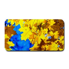 Yellow Maple Leaves Medium Bar Mats by FunnyCow