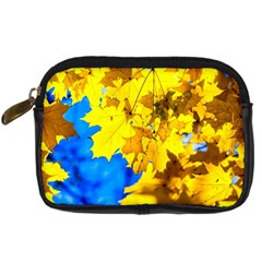 Yellow Maple Leaves Digital Camera Cases by FunnyCow