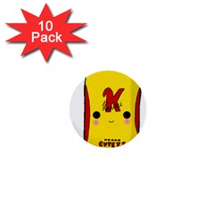 Kawaii Cute Tennants Lager Can 1  Mini Buttons (10 Pack) 