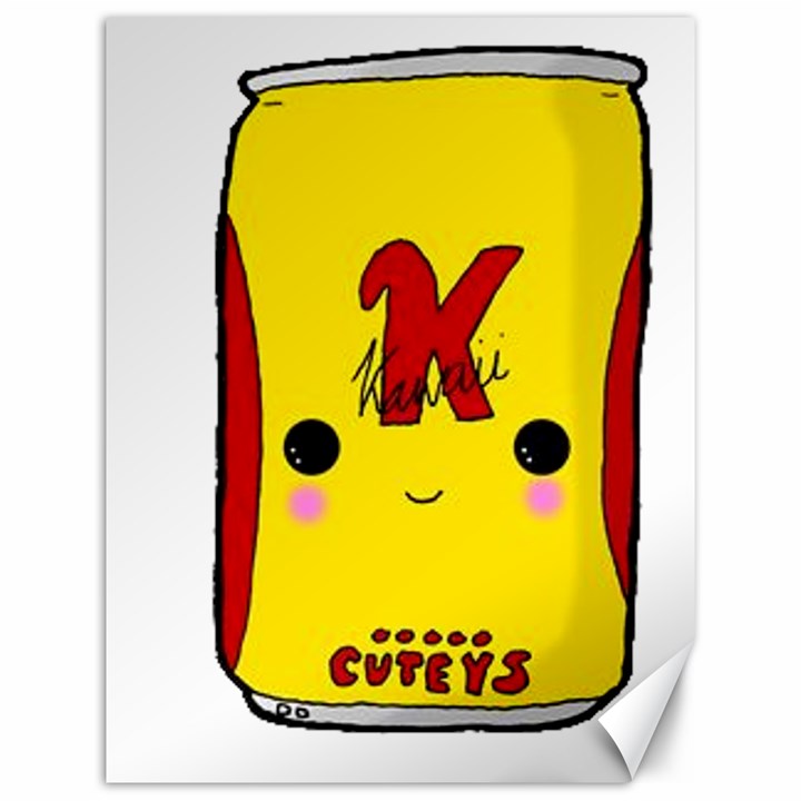 Kawaii cute Tennants Lager Can Canvas 12  x 16  