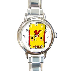 Kawaii Cute Tennants Lager Can Round Italian Charm Watch by CuteKawaii1982