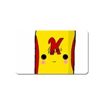 Kawaii cute Tennants Lager Can Magnet (Name Card) Front