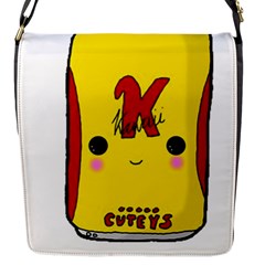 Kawaii Cute Tennants Lager Can Flap Messenger Bag (s) by CuteKawaii1982