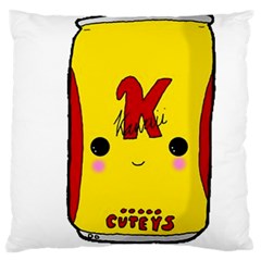 Kawaii Cute Tennants Lager Can Large Cushion Case (one Side) by CuteKawaii1982